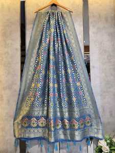 ผ้าคลุมไหล่พรีเมียม วิสโคสแท้ จอร์เจตต์ น้ำหนักเบา เหมาะสำหรับฤดูหนาว ดีไซน์พลิ้วไหว สไตล์ชาติพันธุ์ สำหรับผู้หญิง ใช้ในงานปาร์ตี้ งานแต่งงาน ขายส่ง รับผลิตตามแบบ (OEM) ส่งออก - Product Image 3