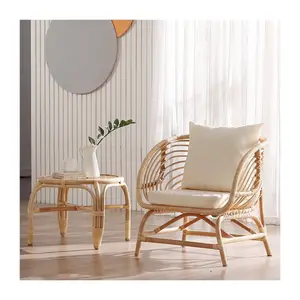 Good discount rattan single seat sofa cheapest lounge chairs hotel restaurant home decor from Vietnam sofa manufacturers