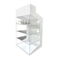 Support d'affichage de tabac en acrylique de bureau, présentoir de cigarettes pour magasin de détail avec serrure et porte