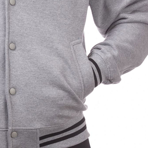 Logo personnalisé fait à manches longues hommes polaire Varsity Jacket à vendre 2025 dernière conception hommes polaire Varsity Jacket OEM entretenu - Product Image 6