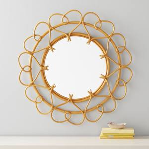 Bathroom full size <b>wall</b> <b>hanging</b> rattan <b>mirror</b> rectangular natural stylish art <b>mirrors</b> for room decorations - Product Image 6