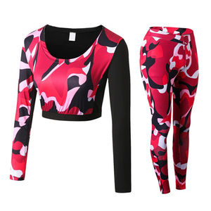 Ensemble de yoga pour femmes Active Wear Soutien-gorge et leggings de fitness grande taille Soutien-gorge et leggings de sport pour vêtements de sport d'entraînement - Product Image 1