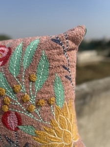 Lot de 2 oreillers en tissu brossé doux au design unique d'art abstrait moderne avec fonction et positionneurs de canapé surélevés à fermeture éclair cachée - Product Image 6