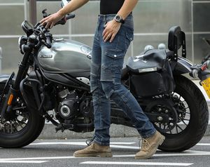 2025 pantalones de motocicleta para hombres, pantalones de montar en Motocross, pantalones vaqueros de mezclilla para montar en motocicleta, pantalones de aventura con armadura CE - Product Image 4