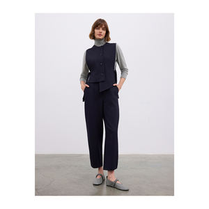 Chaleco de corte asimétrico con lazos laterales para primavera/verano - Product Image 3