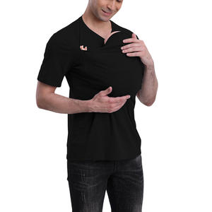 T-shirt Pocket canguro di sicurezza all'ingrosso con scollo a V canguro canguro t-shirt canguro <span class=keywords><strong>mamma</strong></span> Top senza maniche - Product Image 5