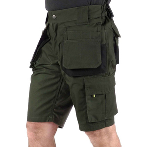 Short de jogging Cargo 100% coton de haute qualité pour hommes Short Cargo confortable pour l'été Short Cargo extérieur brodé Design Bouton Décoration - Product Image 4