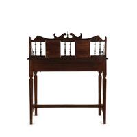 Bureau convertible extensible moderne en bois massif, hauteur réglable, tiroir personnalisable – Mobilier de bureau pour le télétravail