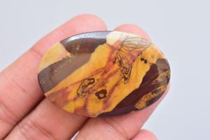 หายาก!!! Outback พลอยแจสเปอร์ Cabochon-พลอยแจสเปอร์สำหรับเครื่องประดับ-หินสำหรับแหวน-สีน้ำตาล - Product Image 2