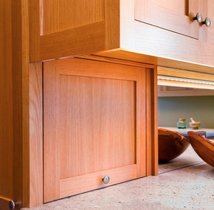 Boîte à pain en bois massif (intégrée à un meuble) - Product Image 6