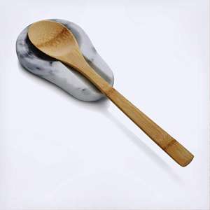 Reposacucharas Redondo de Acero Inoxidable Pulido, Personalizado, Color Personalizado, Hecho a Mano, Ecológico, Apto para Lavavajillas y Microondas - Product Image 2