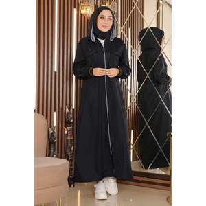 Veste Trench Casual avec poche zippée, manches longues et poches zippées pratiques - Product Image 4