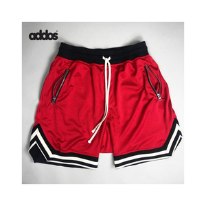 Pantalones Cortos Deportivos para Hombre, Estilo Urbano, Color Sólido, con Bolsillos Internos de Compresión, Tejido Transpirable de Secado Rápido y Ecológico - Product Image 2