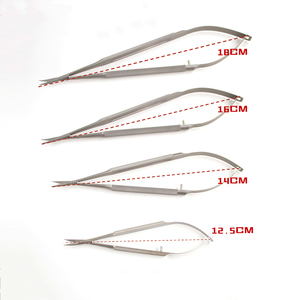 Tijeras para córnea de aleación de titanio de 18 cm, instrumentos oftálmicos, tijeras quirúrgicas de Vanna - Product Image 4