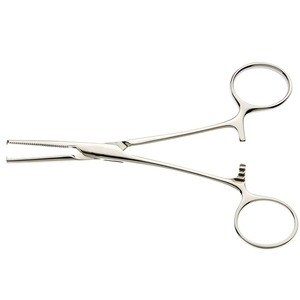 คีมโคเชอร์สแตนเลสแบบตรงพร้อมตัวล็อค สำหรับการผ่าตัดทางการแพทย์และฉุกเฉิน - Product Image 2