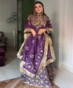 ชุดอนาลกาลิผ้าฝ้ายอินเดียแบบดั้งเดิมสำหรับผู้หญิงชุดดูัตตาคุตตาทำจากผ้าฝ้ายอินเดียเย็บอย่างสง่างาม - Product Image 1