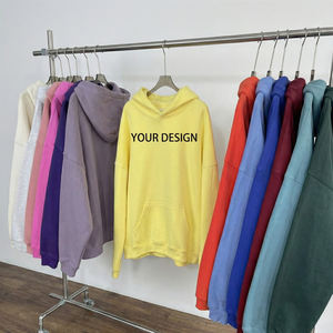 Sweat à capuche épais imprimé pour homme, épaules tombantes, imprimé, poids lourd 420G, décontracté, uni, à capuche, pull, streetwear, vêtements d'hiver - Product Image 3