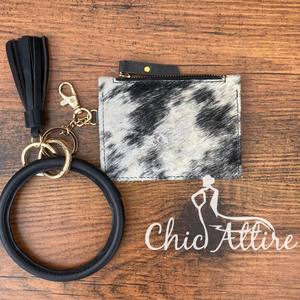 สินค้ามาใหม่กระเป๋าคลัทช์หนังวัวแท้มีที่ใส่บัตรเอทีเอ็มกระเป๋าสตางค์หนังสไตล์ตะวันตกคลัทช์ใส่เหรียญ - Product Image 1