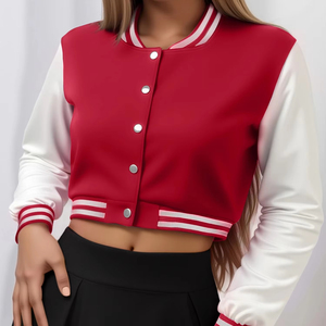 Nouvelles vestes élégantes Letterman pour femmes fabricant de vestes universitaires personnalisées veste universitaire coupe-vent en gros de qualité supérieure - Product Image 1