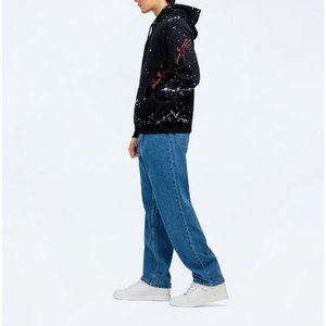 Fabricante de sudaderas con capucha hechas a medida Sudadera con capucha en blanco liso 100% algodón mezclado grueso peso pesado pulóver sudaderas con capucha para hombres - Product Image 6