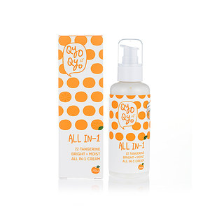 Loción QyoQyo Tangerine Bright +Moist 120ml con Ácido Hialurónico y Extracto de Baba de Caracol, Calmante, K-Beauty, K-Peel Concept, para Todo Tipo de Piel - Product Image 1