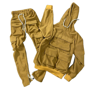 Survêtements pour hommes de haute qualité, surdimensionnés, avec impression personnalisée, style décontracté, 100% coton, marque FIT FASHION - Product Image 1