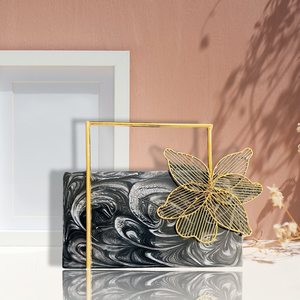 Sac à main de soirée en résine orné de pierres artisanales tendance pour mariage, sacs à main pour femmes par msr overseas Luxury Mother - Product Image 1