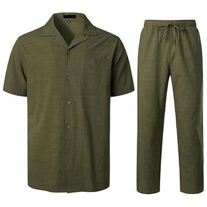 Conjuntos de chándal Sirt para hombre de talla grande con botones y logotipo personalizado de alta calidad OEM a la venta - Product Image 1