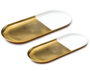 <b>Vintage</b> Modern Premium Hot Sale Rectangle Shape Serving Tray With Solid Enamel Finished For Home Decoration & <b>Kitchen</b> Usage - Product Image 2