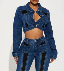 Chaquetas Vaqueras de Invierno 2025 para Mujer, Chaqueta Corta de Mezclilla Transpirable para Mujer, Chaqueta Vaquera de Talla Grande para Mujer - Product Image 2