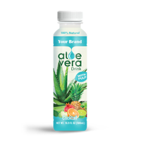 Groothandel Vietnam's natuurlijke Aloë Vera fruitsap, gefilterd, 500ml fles, OEM/TanDo merk, Halal gecertificeerd, 7Brix, 18 maanden houdbaar