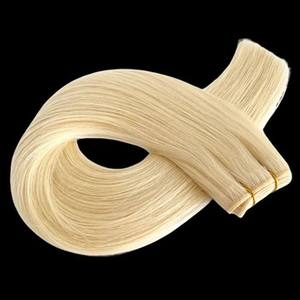 Hot Selling Remy Single Drawn Indian <b>Hair</b> Weft 100g Natural Blonde <b>Color</b> Straight <b>Extensions</b> for Women Raw Human <b>Hair</b> <b>Extensions</b> - Product Image 2