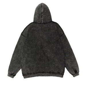 Sudadera con Capucha de Primera Calidad, 100% Algodón, Lavada con Ácido, Precio de Mayoreo, Fabricación Directa de Fábrica - Product Image 3