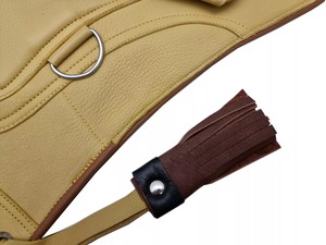 Gants en cuir nubuck de fauconnerie en cuir de vache pour la chasse aux aigles et aux oiseaux Gants longs Main gauche - Product Image 5