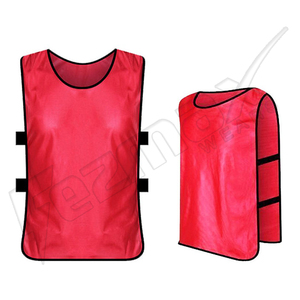การฝึกอบรมวัสดุโพลีเอสเตอร์ตาข่ายฟุตบอล Bibs การฝึกอบรมเสื้อกั๊กการฝึกอบรมฟุตบอล - Product Image 5
