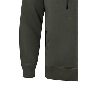 เสื้อมีฮู้ดผ้าฝ้าย100% สำหรับผู้ชายผู้หญิงเสื้อครอปแบบรูดซิปเต็มตัวผ้าคอตตอนฤดูหนาวออกแบบได้ตามต้องการ - Product Image 3