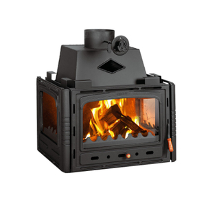 Calidad Premium moderna 4,9 kg/h Consumo de combustible 81.1% Eficiencia energética Estufas de inserción de leña Hierro/Hierro fundido Independiente - Product Image 1