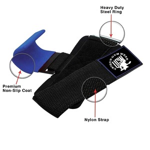 Wholesale <b>Weight</b> Lifting Customized Logo Hook Straps Fitness & Wrist Hook Straps Weightlifting Bodybuilding Power Lifting Hook - Product Image 3