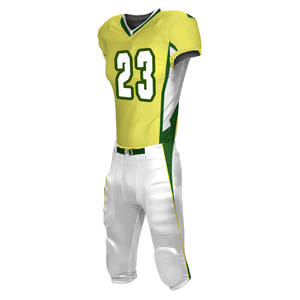 Custom American Football Jersey Sets Breathable Quick Dry 100% Polyester Short Sleeve Uniform Customized Color Logo Fast - Product Image 3