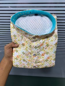 ชุดกระโปรงยาวผ้าขาวพิมพ์ลายดิจิทัลพร้อมชุดนอนสีขาวสไตล์แฟนซี - Product Image 4