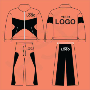 ชุดเสื้อฮู้ดลายเปลวไฟหลากสีสไตล์สตรีทแวร์ |   เสื้อพูลโอเวอร์และกางเกงจ็อกเกอร์พร้อมโลโก้แบบกำหนดเอง - Product Image 3