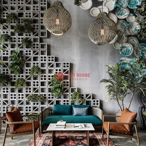 Bloques de Cemento de 190x190 mm para Paredes Exteriores, Decoración de Interiores, Villas y Resorts - Product Image 2