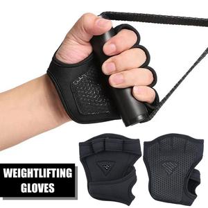 Breathable Comfortable Half <b>Finger</b> Outdoor Sports Weightlifting Riding Gloves Adjustable Wrist <b>Strap</b> UV Protection Leather - Product Image 5