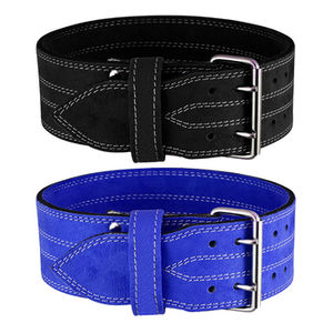 เข็มขัดยกน้ำหนักแบบหนังวัวสำหรับทุกเพศเข็มขัดยกน้ำหนักปรับแต่งโลโก้และสี - Product Image 6