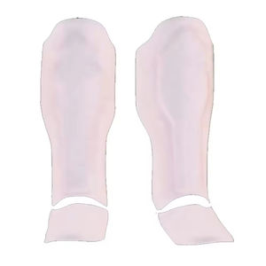 Protège-tibias en cuir légers pour MMA et Muay Thai avec fermeture auto-agrippante - Product Image 2