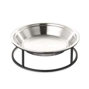 High Capacity Stainless Steel Metal <b>Dog</b> <b>Bowl</b> With Removable Elevated <b>Stand</b> For Multiple <b>Dogs</b> Or Large Breed Feeding - Product Image 2