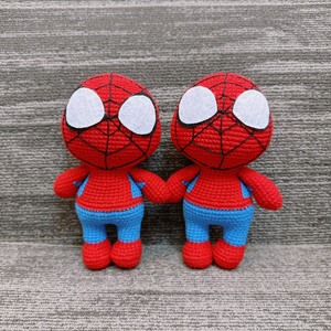 2024 Factory Wholesale Custom Crochet Kid Toy Handmade <b>Spiderman</b> Crochet Toy Birthday Gift Christmas Gift Stuffed Animal Toy - Product Image 6