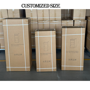 JH-Mech 견고하고 내구성 있는 3칸 우편함 시스템 무연탄색 556 X 270 X 1200 mm 독립형 우편함 3칸 - Product Image 5