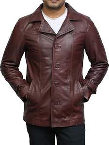 Chaqueta de Invierno Personalizada con Diseño de Oveja, Chaqueta Cortavientos de Cuero Sintético y Lona, Impermeable, de Secado Rápido, para Hombre - Product Image 3