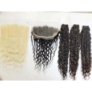 Los mejores vendedores de cabello Remy indio virgen de onda corporal 100% cabello humano brasileño crudo sin procesar estilos de onda de agua profunda - Product Image 1